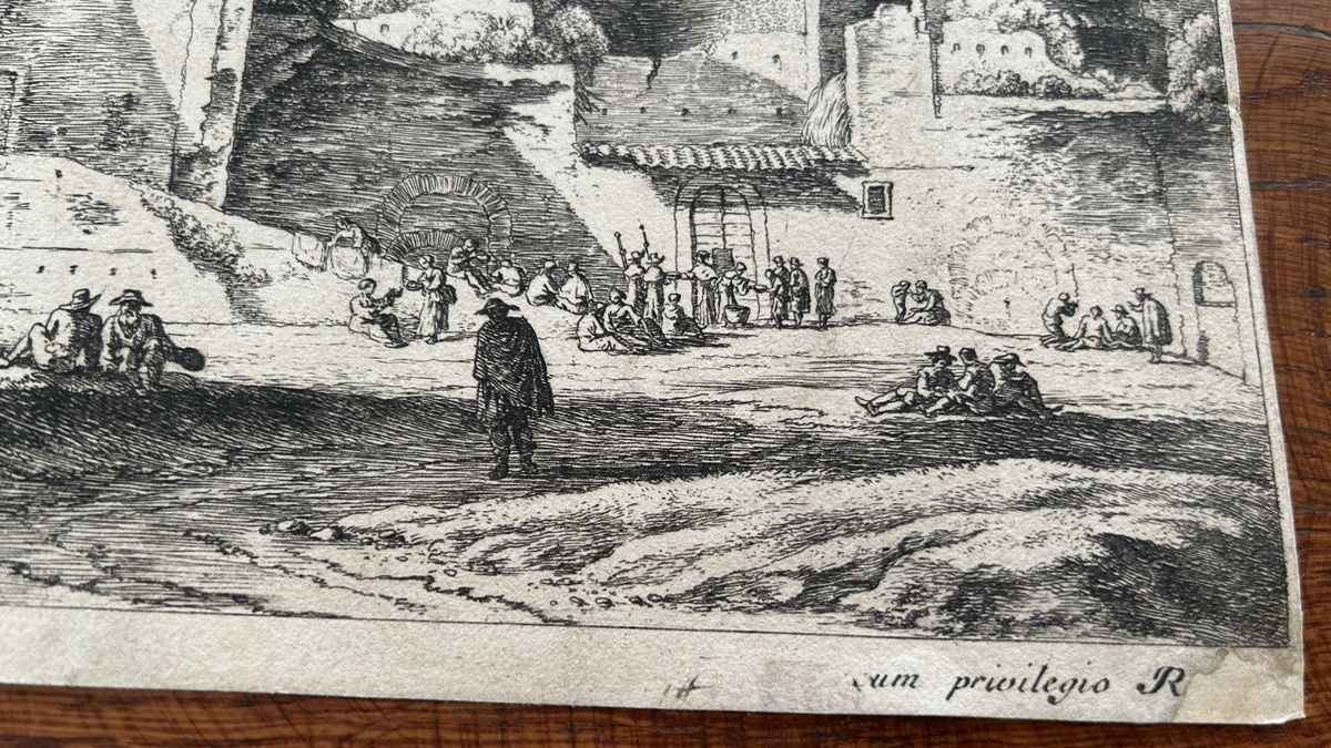 Dipinti: Radierung Hermann van Svanefeldt – Usato da Riedholz venduto da Frettchen63 4