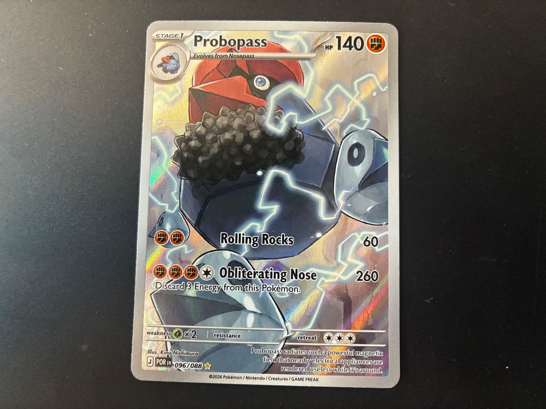 Pokémon Carte collezionabili: Probopass - 096/088 - Perfect Order - en – Nuovo (secondo la descrizione) da Hütten venduto da yve_tf69