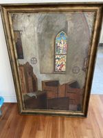 Original Paul Kauzmann Ölgemälde Sakralraum, 110x77cm