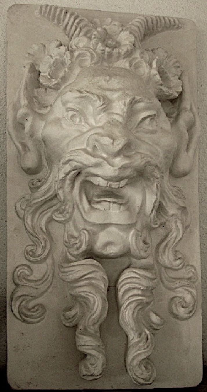 Sculture & Statue: Renaissance Grotesken - Maske ' FAUN' – Usato da Zürich venduto da scu_9xl9 3