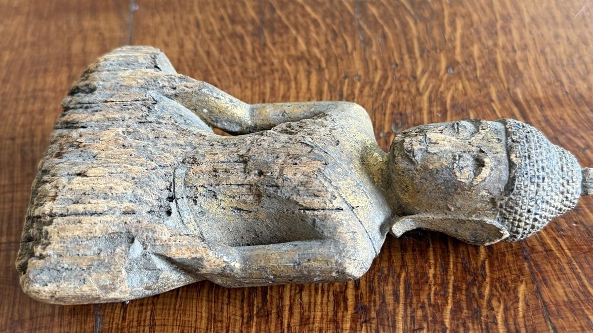 Statuette: Buddha antik Khmer – Usato da Riedholz venduto da Frettchen63 3