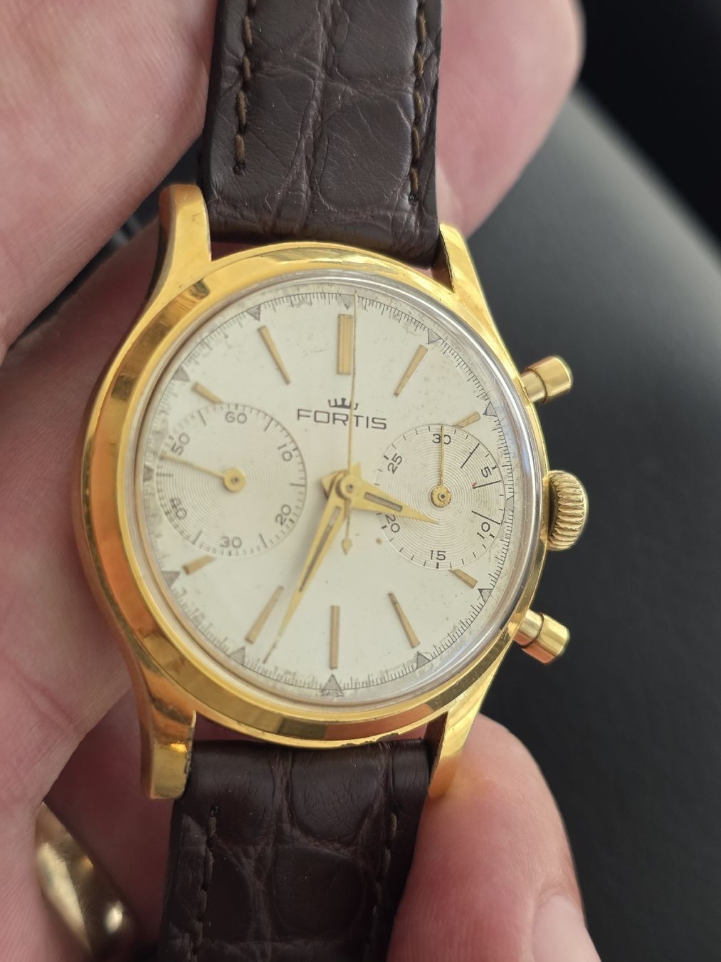 Valjoux Orologi: Fortis chrono Valjoux 92 – Usato da Grand-Lancy venduto da Precision-GE 1