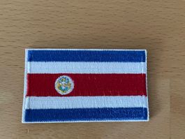Costa Rica  Flagge Patch Sticker Aufnäher