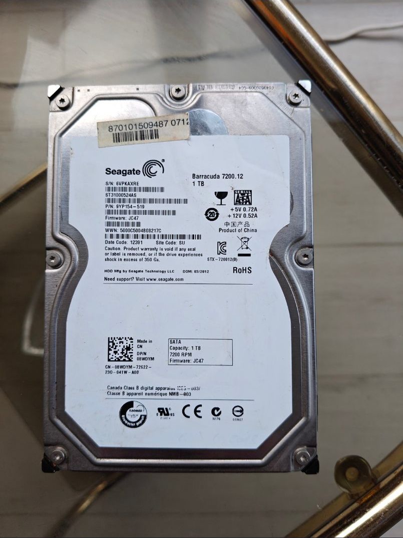 Seagate Dischi rigidi: Seagate Barracuda 1TB – Usato da Basel venduto da 69a_5tn8 1