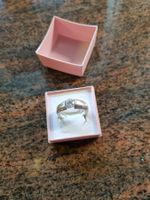 AMOR Silberring 925 mit  geschliffenem  Zirkonia  Neuwertig