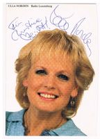 Ulla Norden 1940-2018 Autogramm signiert Foto 10x15cm
