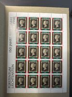 Briefmarkenbogen Liechtenstein 150 Jahre 1840-1990 neu