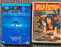 Pulp Fiction & Le Grand Bleu DVD's Französisch/Englisch n...