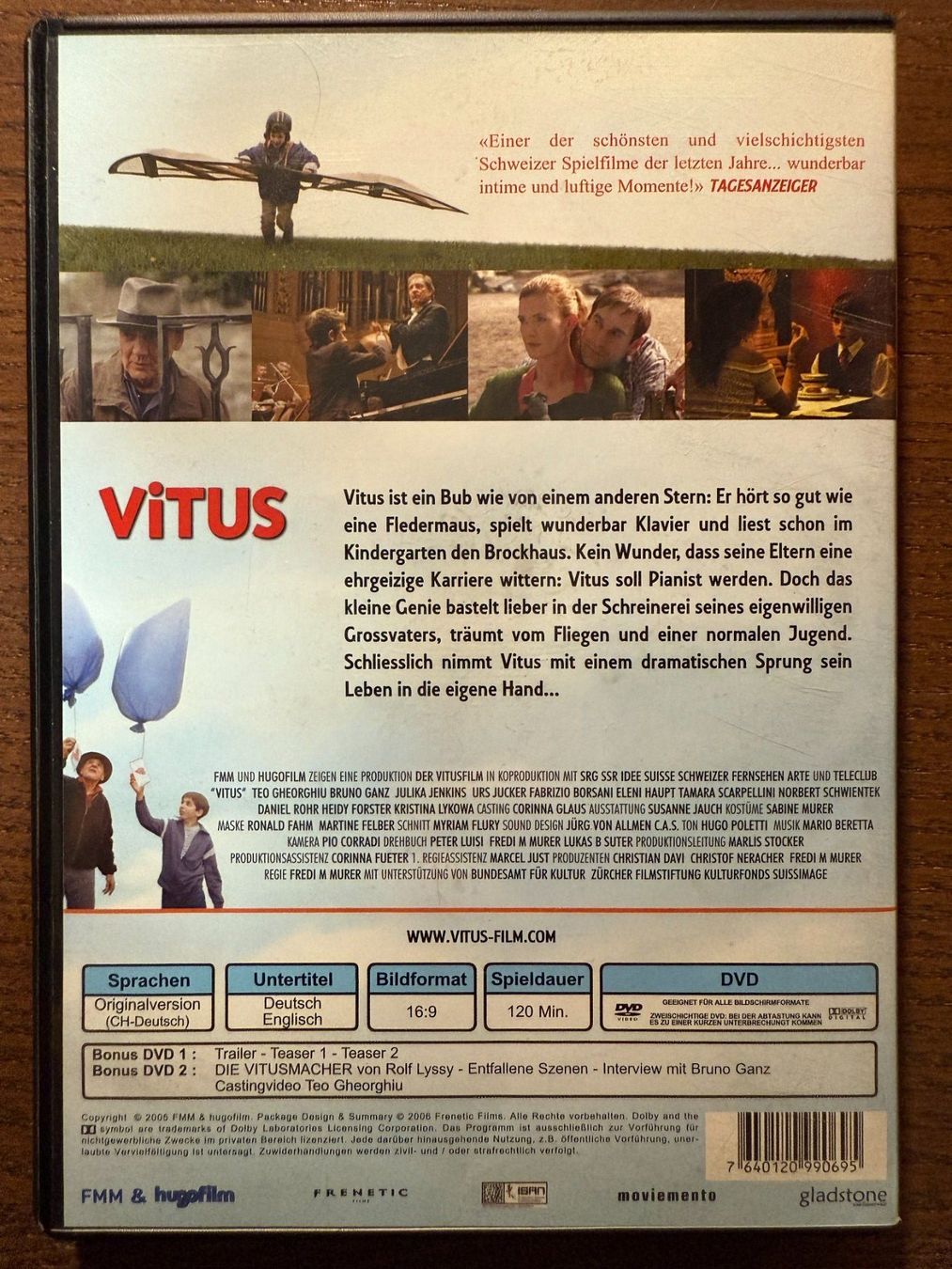 Tutti i DVDs: Vitus (2006) – Usato da Zürich venduto da FilmFreunde 1