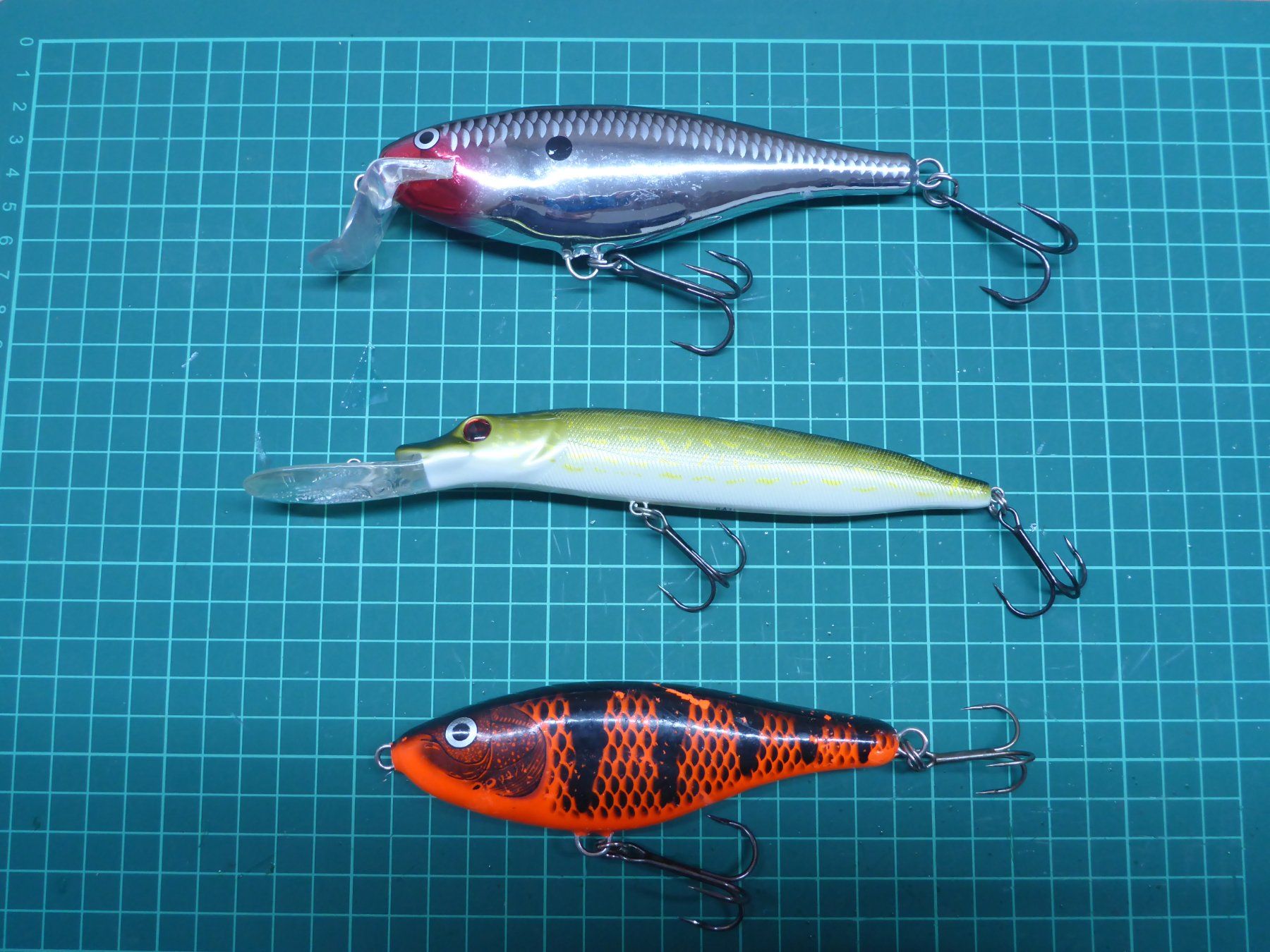Esche: 3 er SET Hechtköder: Rapala  und DAM – Usato da Toffen venduto da Biff2
