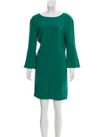 Sandro Kleid Grösse 1, grün, mit Bindung in im Rücken