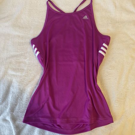 Adidas 3 Stripes Rosa Sports Top 164/S Neu