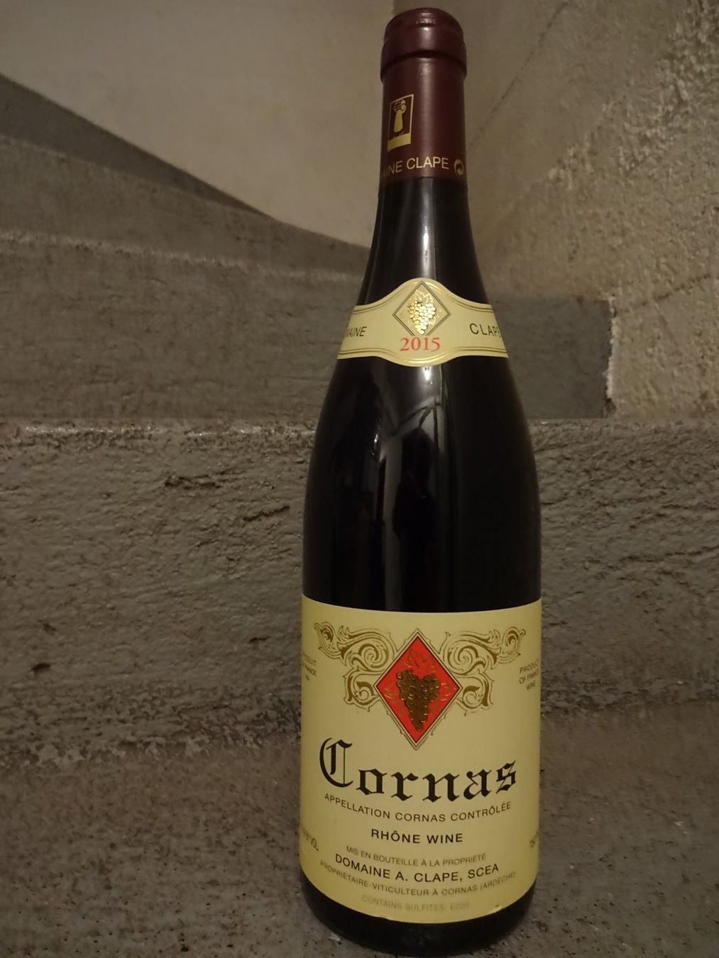 Vino: 97 PP  -  Auguste Clape  "Cornas"  2015 – Nuovo (secondo la descrizione) da Cham venduto da mktreasure
