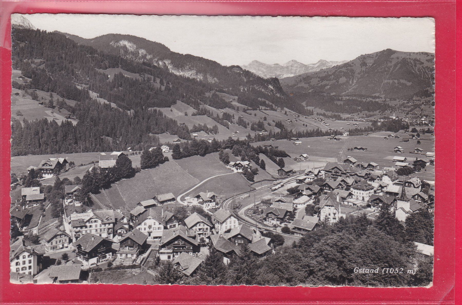 Ansichtskarten: GSTAAD 1052m – Gebraucht aus Oberrieden von Gebirgsstelze