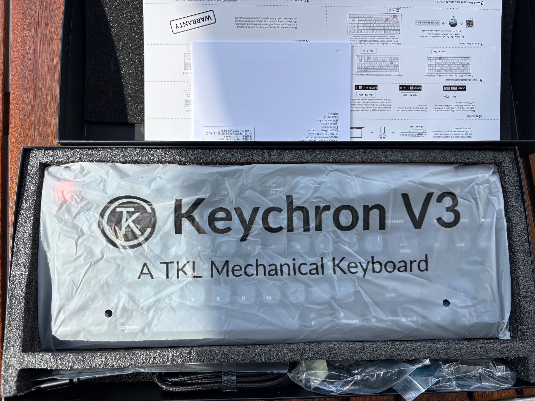 Keychron Tastiere: Clavier mécanique Keychron V3 TKL - Etat impeccable! – Nuovo (secondo la descrizione) da Saxon venduto da alsieo 3