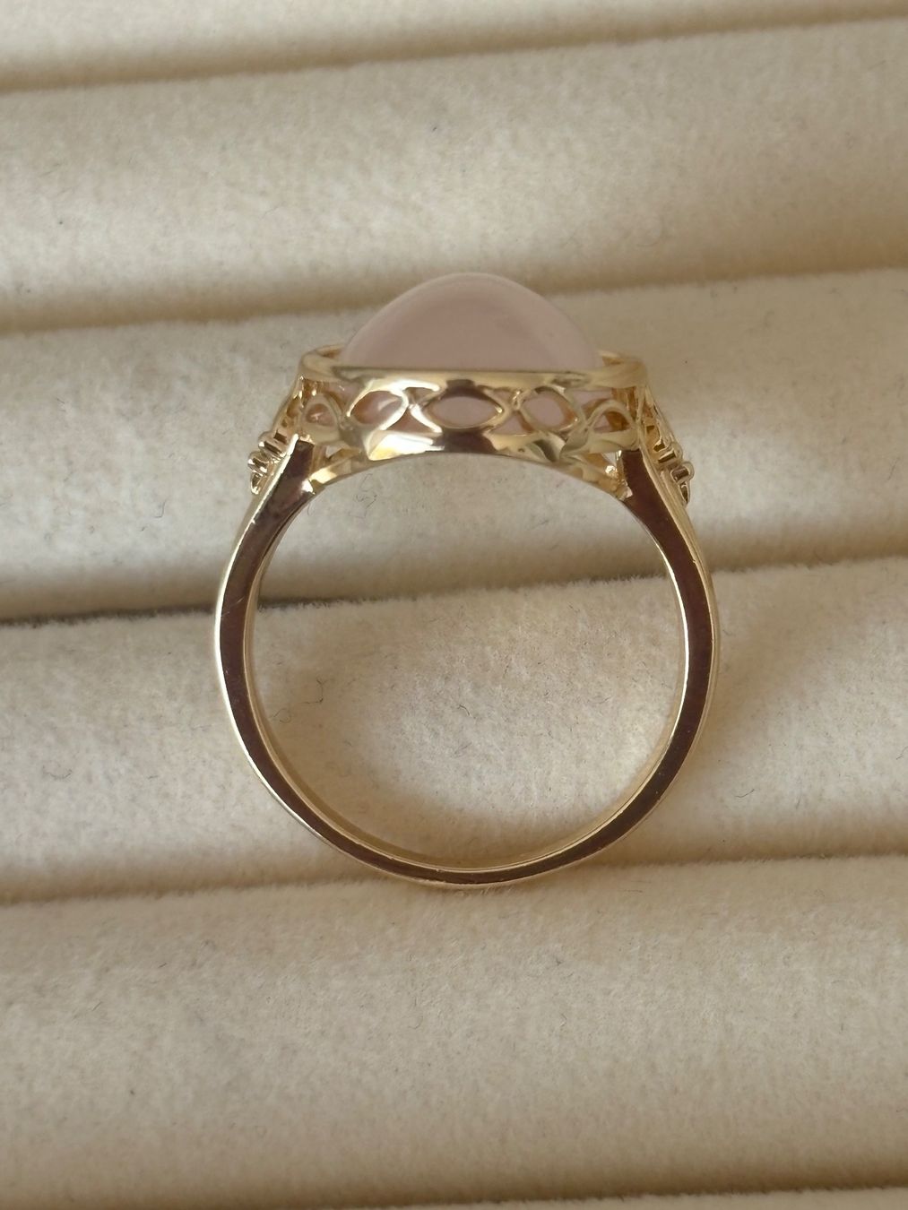 Anelli: Luxus Elegante Gr.19,5 / 9,5 Ring Farbe: Gold/Rosa – Nuovo (secondo la descrizione) da Biel-Bienne venduto da Roserosse13 2