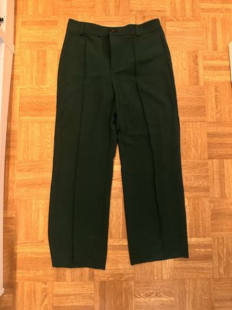 Zara Hose, Dunkelgrün, Grösse L, Top Zustand für den Herbst