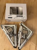 IKEA Betydlig (2x) und Paddfot (1x) für Vorhangstangen