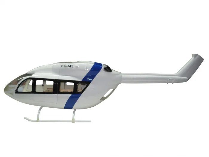 RC Modellbau: Helikopter Rumpf EC-145 / 450 white blue – Neu und originalverpackt aus Wollerau von Skyrush 2