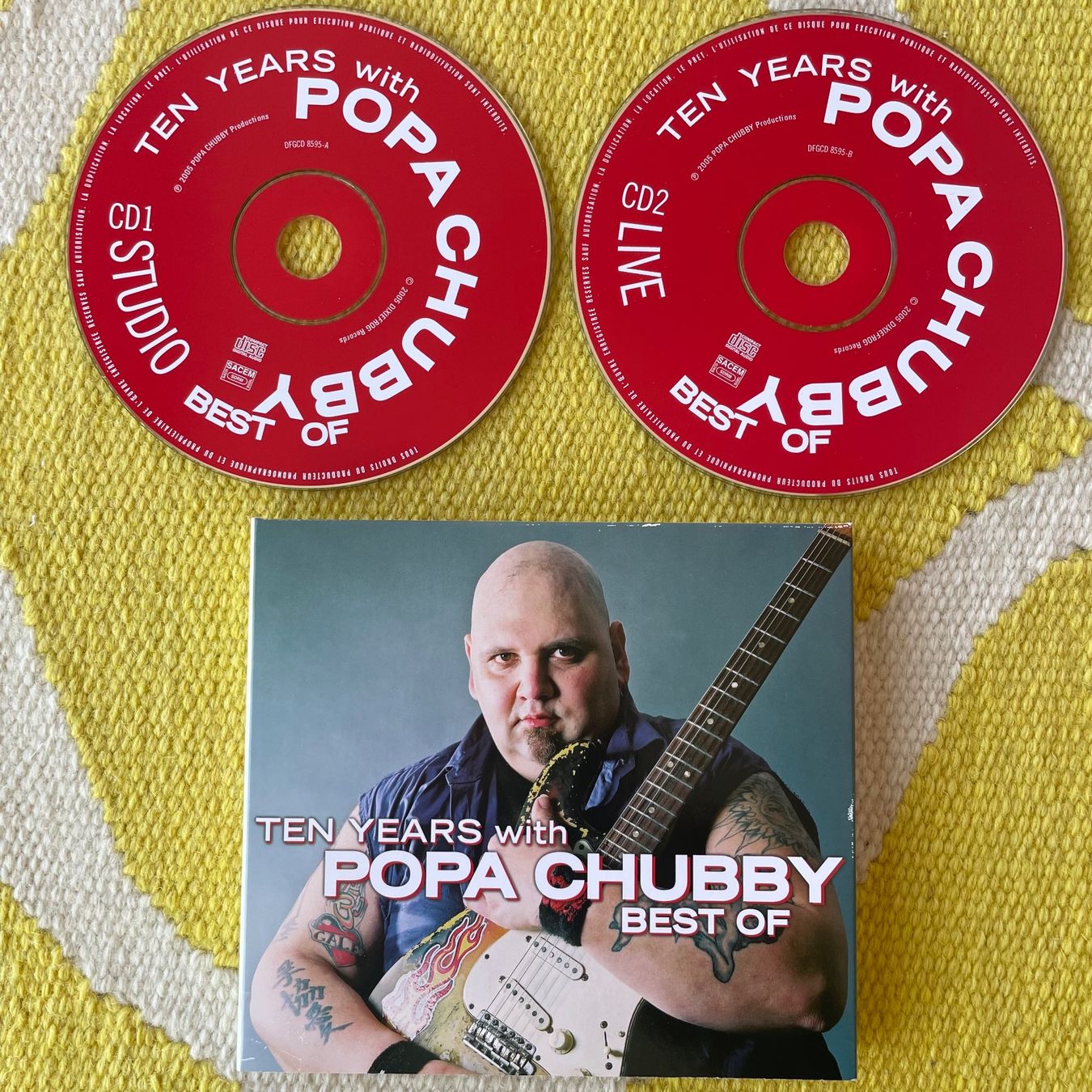 CD: POPA CHUBBY-2CD TEN YEARS BEST OF (DIGIPACK) – Usato da Rorschacherberg venduto da CD-Roli