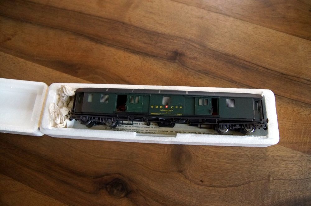 Metropolitan Modelleisenbahnen: Metrop/API 7040 - SBB Gepäckwagen D (RIC F4ü) – Gebraucht aus Schönenwerd von Steidi 2