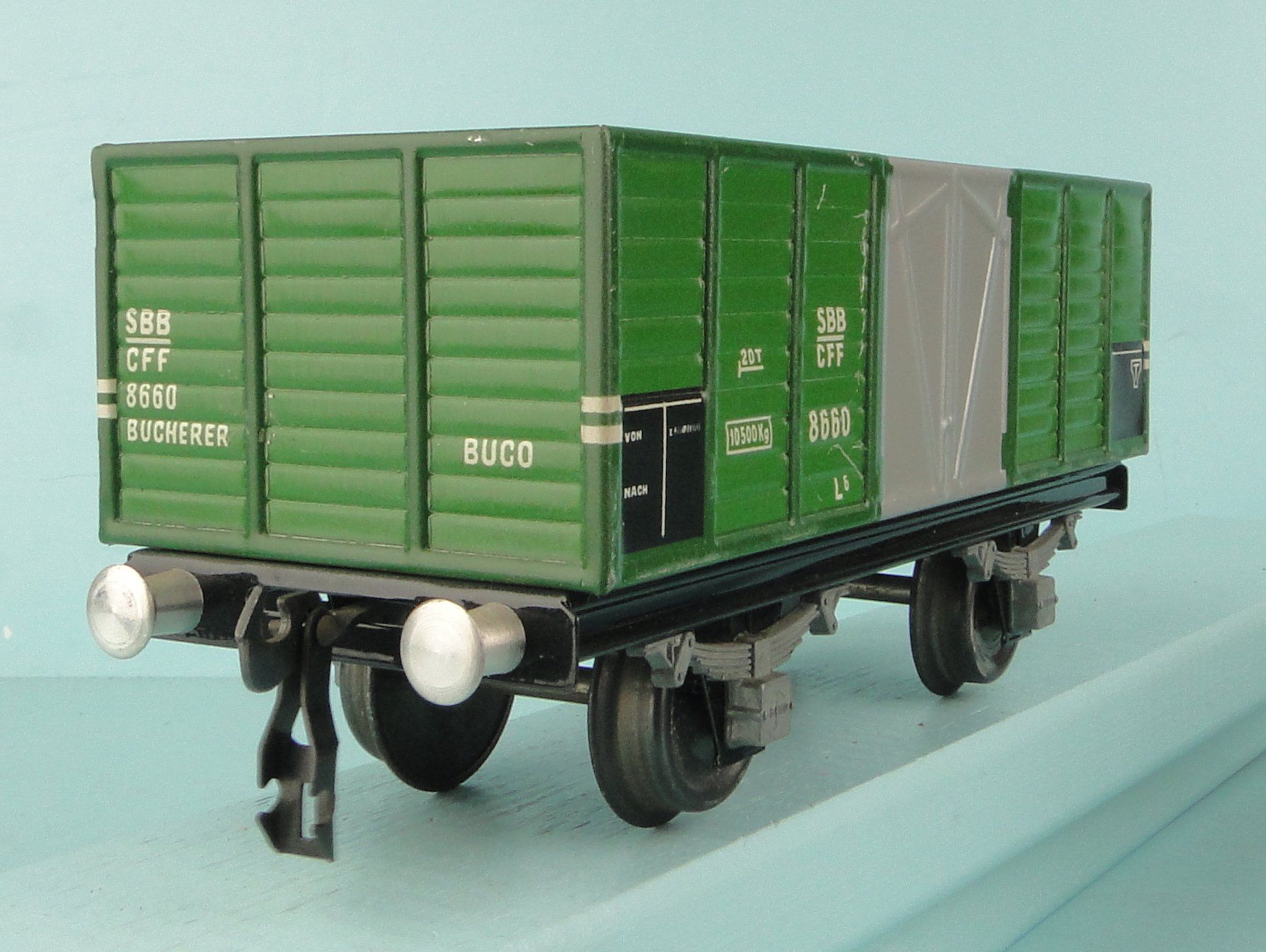 Buco Modellini di ferrovie: Buco 2 X 8660 SBB Güterwagen – Usato da Bülach venduto da cann11 1