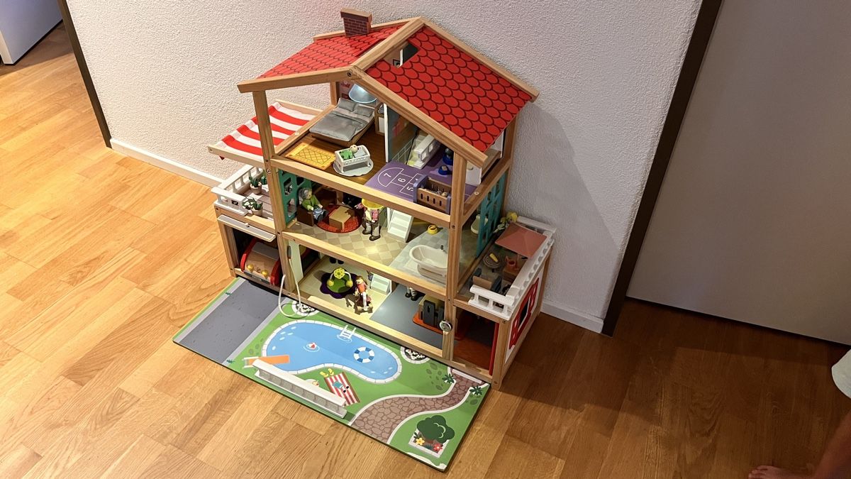 Hape Maisons & Meubles de poupées: Hape Puppen-Villa – D'occasion à Rudolfstetten par tschinny12