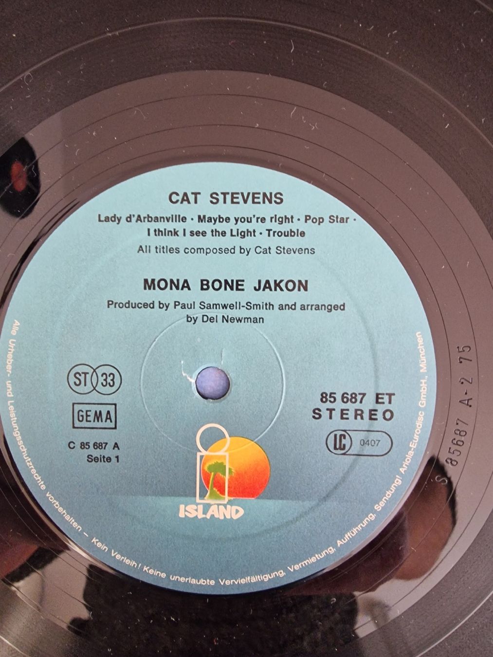 Dischi in vinile: Cat Stevens - Mona Bone Jakon – Usato da Pfaffnau venduto da gunport 2