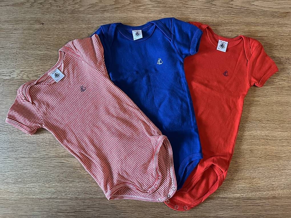 Biancheria intima: Petit Bateau 3er Set Bodys neuwertig  – Usato da Basel venduto da leoniewenz