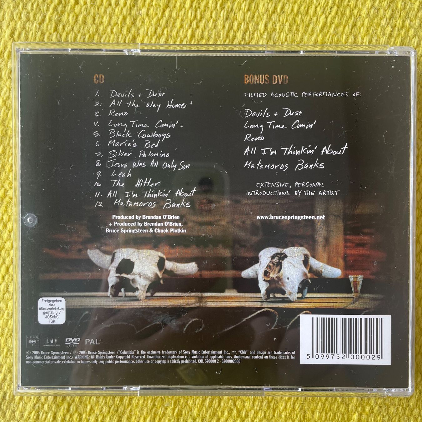 CDs: BRUCE SPRINGSTEEN-1CD+1DVD DEVILS&DUST – D'occasion à Rorschacherberg par CD-Roli 1