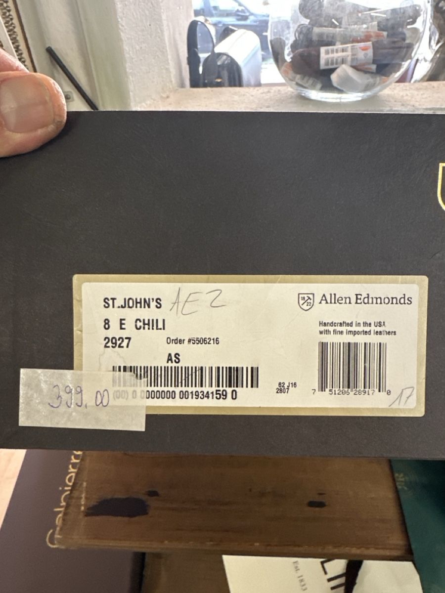 Scarpe da uomo: Allen EDMONDS St. John’s große 41 – Nuovo e nell'imballaggio originale da Bern venduto da SCHUHMACHEREIBOZAN 4