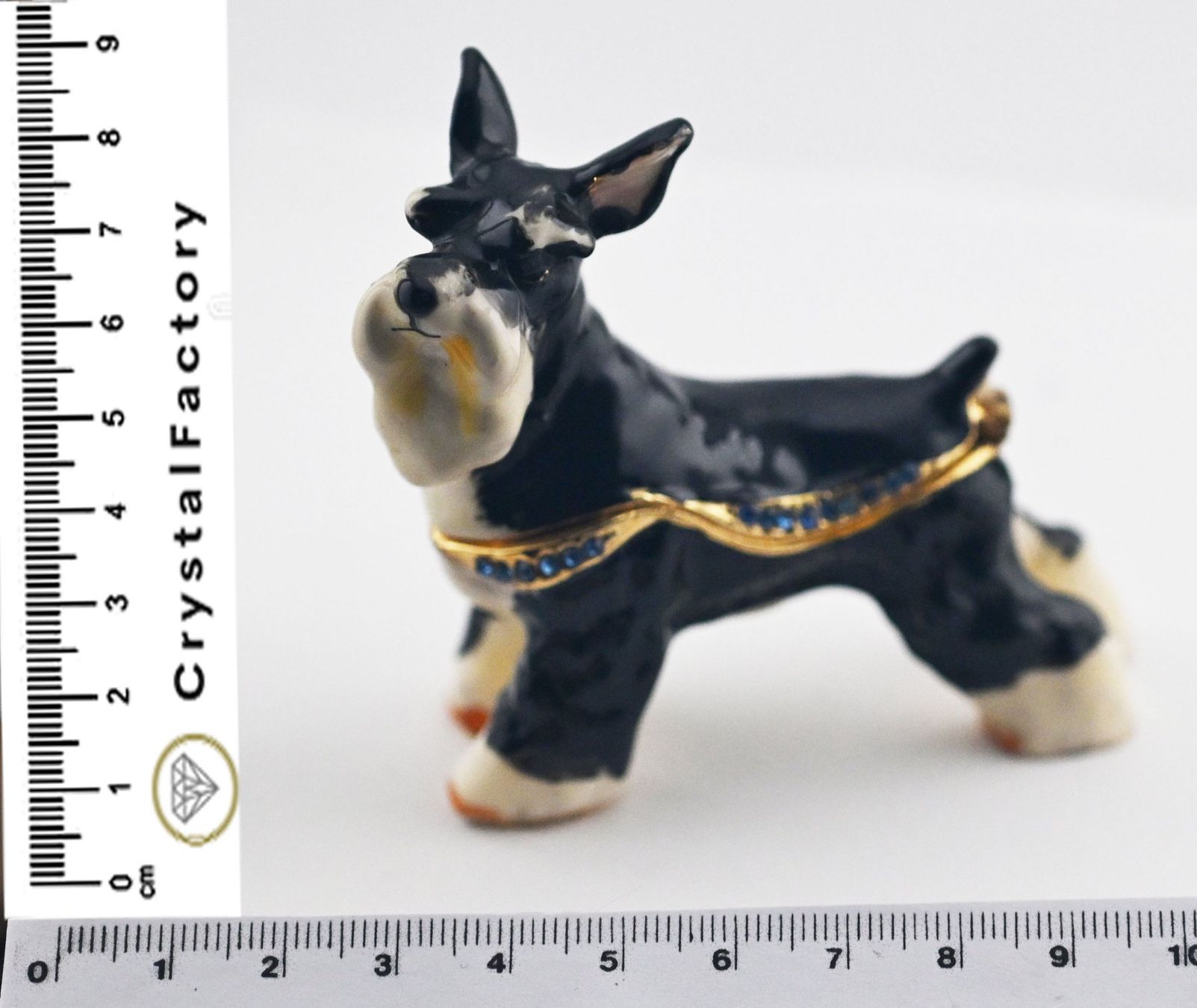 Statuette: Dose, Hund, Terrier – Nuovo e nell'imballaggio originale da Bottenwil venduto da anh_5brz