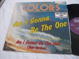 12" Vinyl rarität 80er Dance - Colors - am i gonna be the on