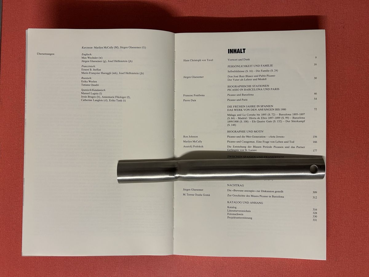 Libri: Picasso Katalog "Der junge Picasso" Kunstmuseum Bern – Usato da Lanzenhäusern venduto da vic63 3