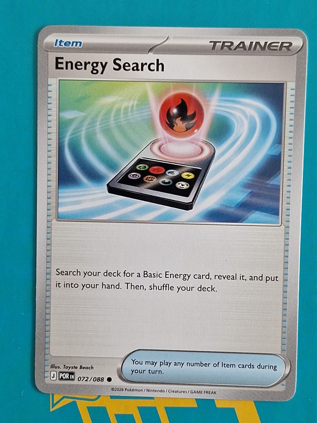 Pokémon Carte collezionabili: Energy Search - Pokemon Perfect Order – Usato da Altstätten SG venduto da GGsGameshop