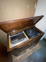 Vintage Musiktruhe / HiFi-Schrank mit Plattenspieler, TEAC K