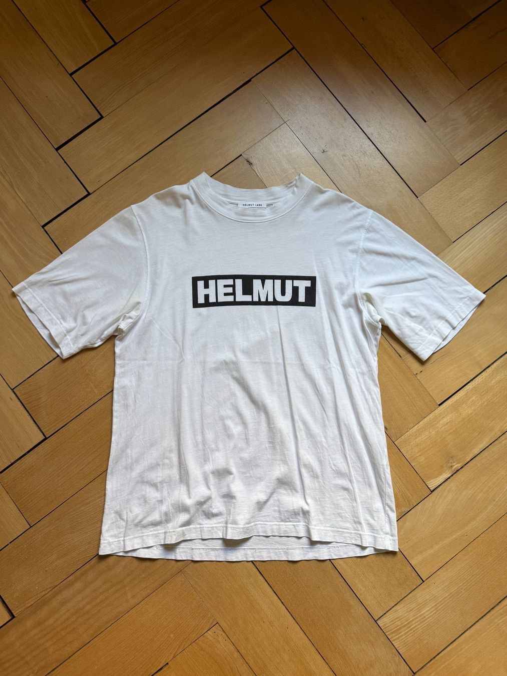 Helmut Lang T-shirt: HELMUT LANG - T-Shirt weiss M – Usato da Zürich venduto da Diazaio