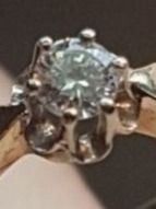 Anelli: Solitär - Verlobungsring mit 1 Brillant – Nuovo (secondo la descrizione) da Unterägeri venduto da Altgoldschmuck 3
