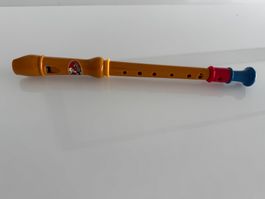 Kinder Blockflöte aus Kunststoff, ideal für Anfänger.