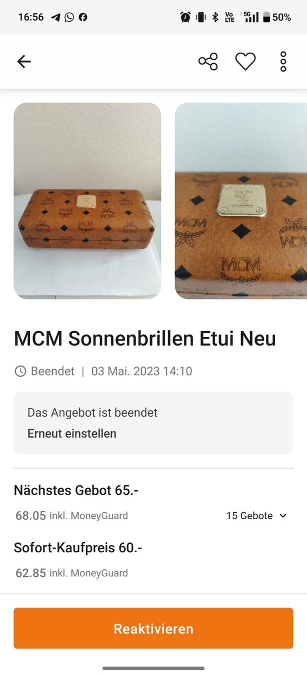 Mcm Occhiali & Lenti: MCM Sonnenbrille – Nuovo (secondo la descrizione) da Wangen b. Olten venduto da kaj.ya 4