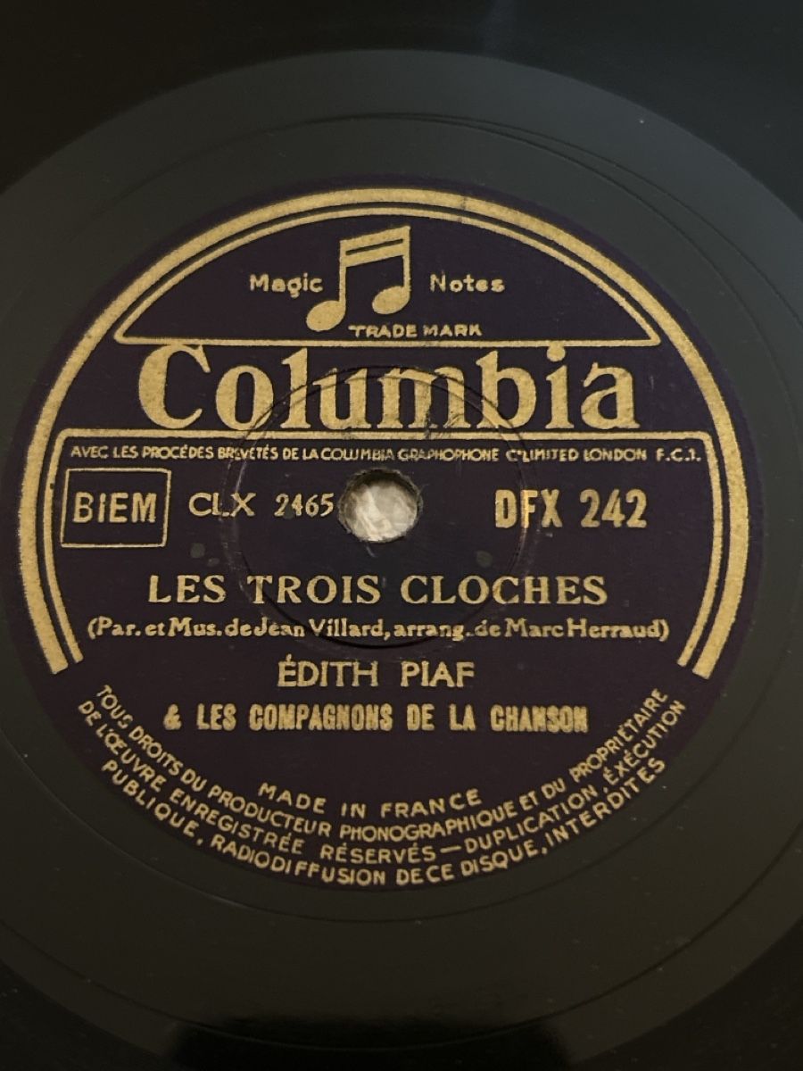 Schallplatten: 2 Schellackplatten Édith Piaf – Gebraucht aus Biel/Bienne von NitnelavV