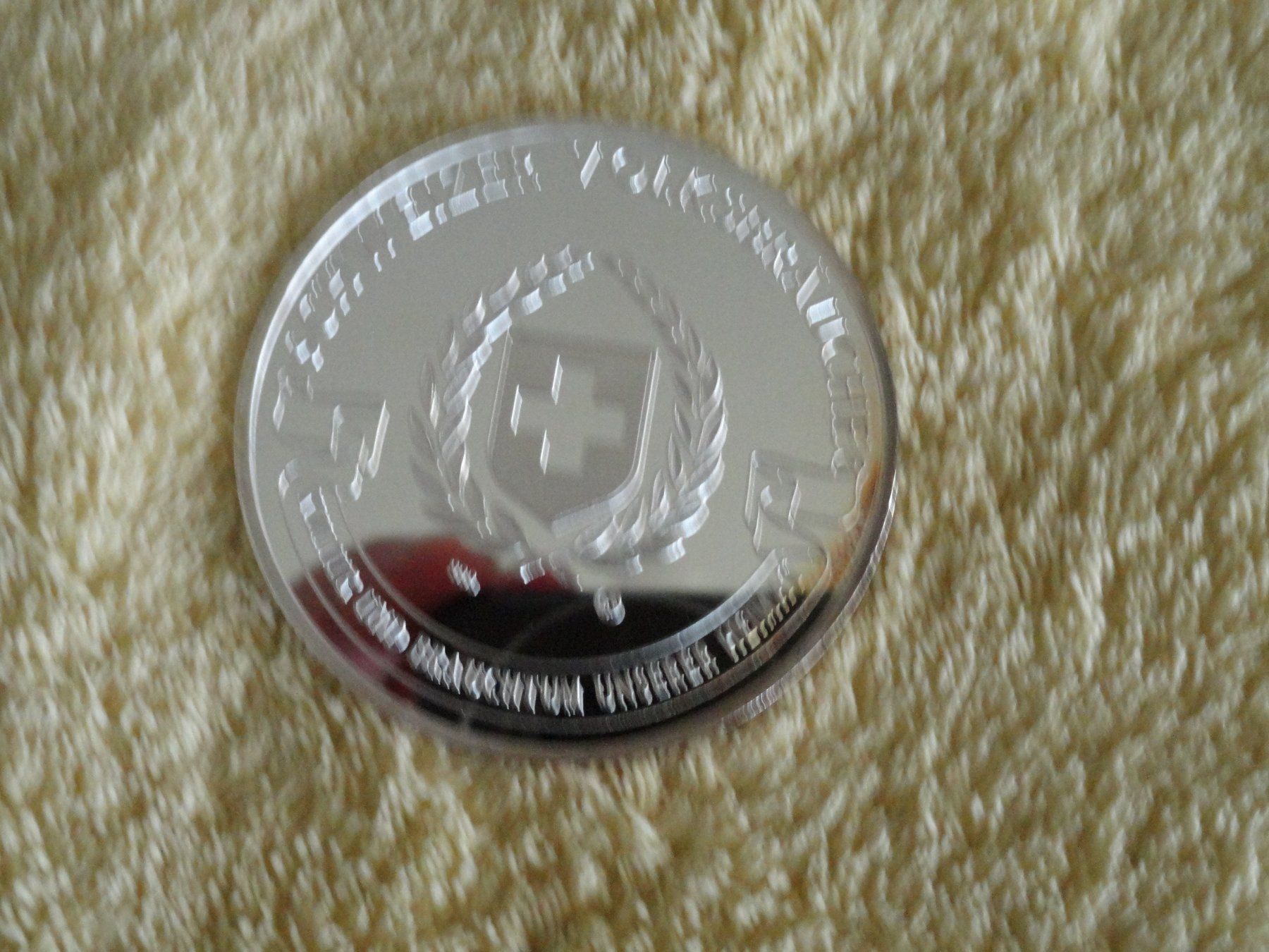 Medaglie: Silbermedaille "Schweizer Volksbräuche" - Kuhkämpfe im VS – Usato da Gerlafingen venduto da Shiva_74 1