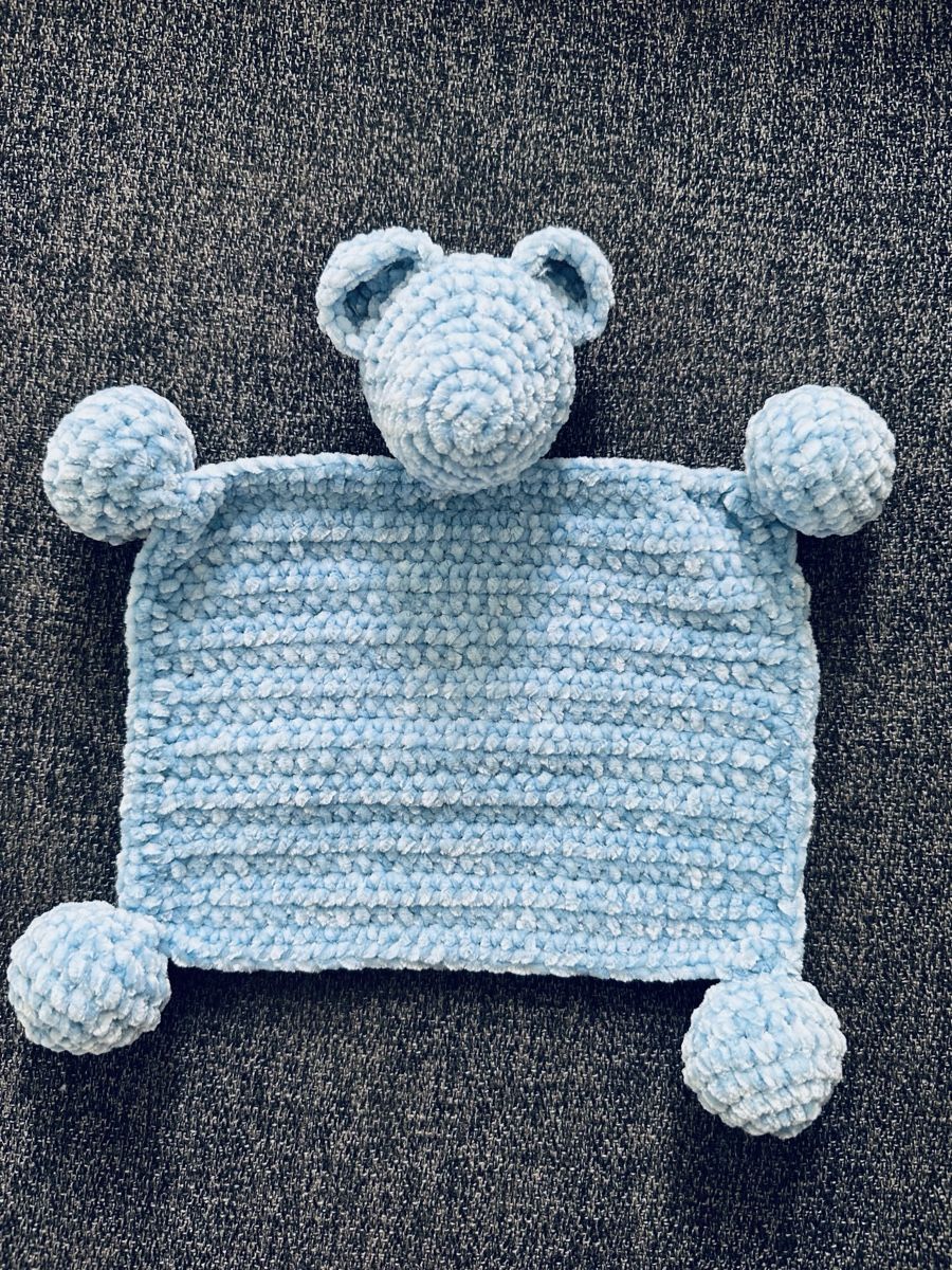 Giocattoli: Schnuffeltuch Bär | Gehäkelt – Nuovo e nell'imballaggio originale da Luzern venduto da KiarasAtelier 2
