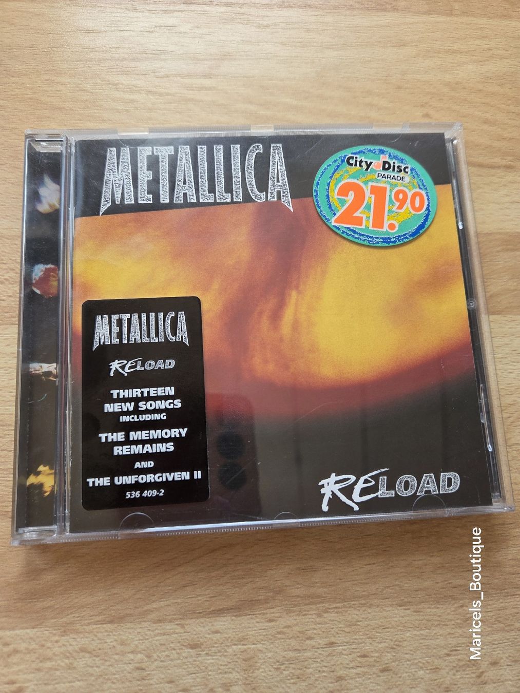 CD: Metallica Reload CD Album Good Condition – Usato da Winterthur venduto da Maricels_Boutique