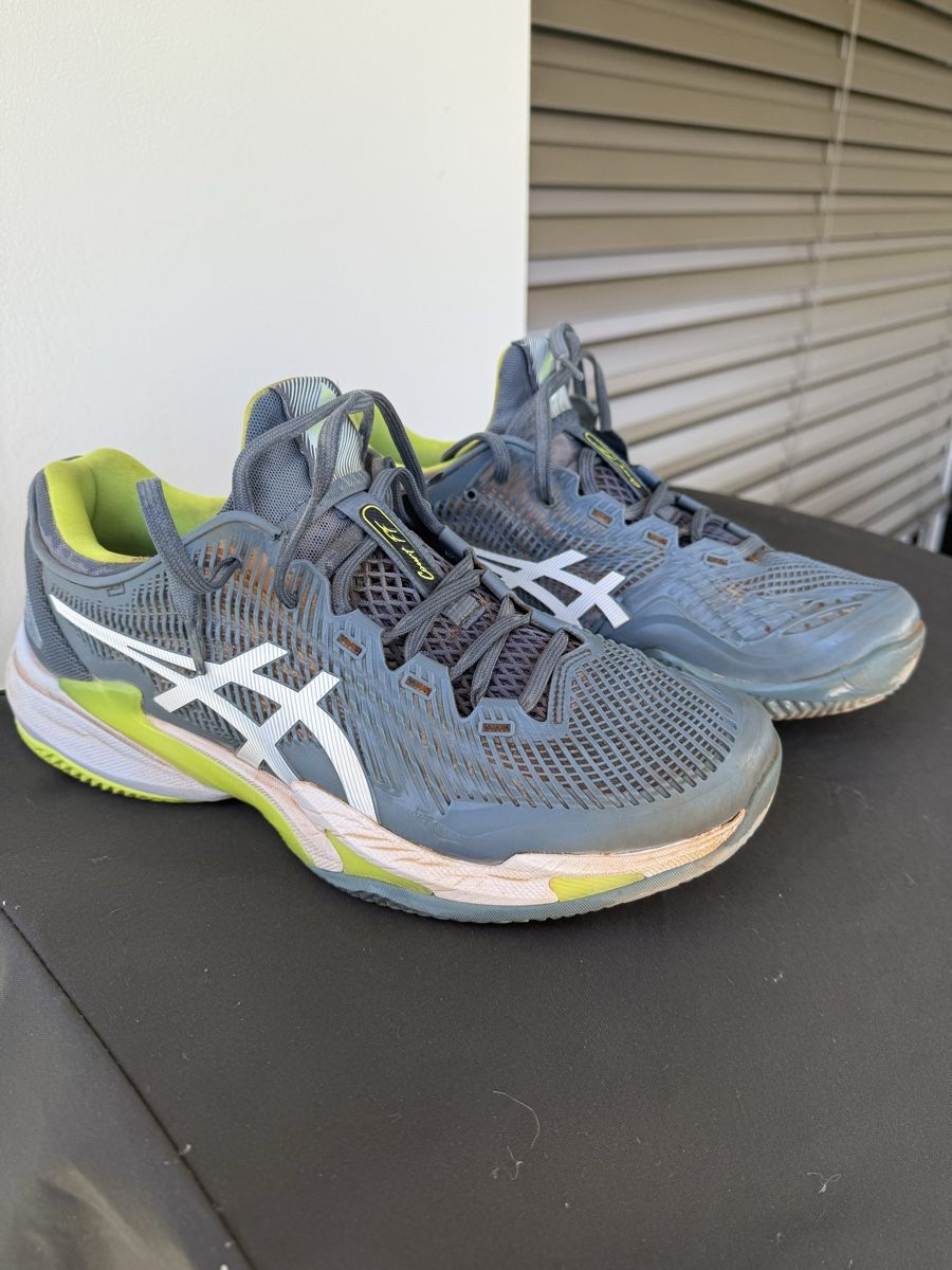 Asics Scarpe da uomo: Asics Solution Speed FF 3 Tennisschuhe Sandplatz – Usato da Neukirch (Egnach) venduto da Drughino
