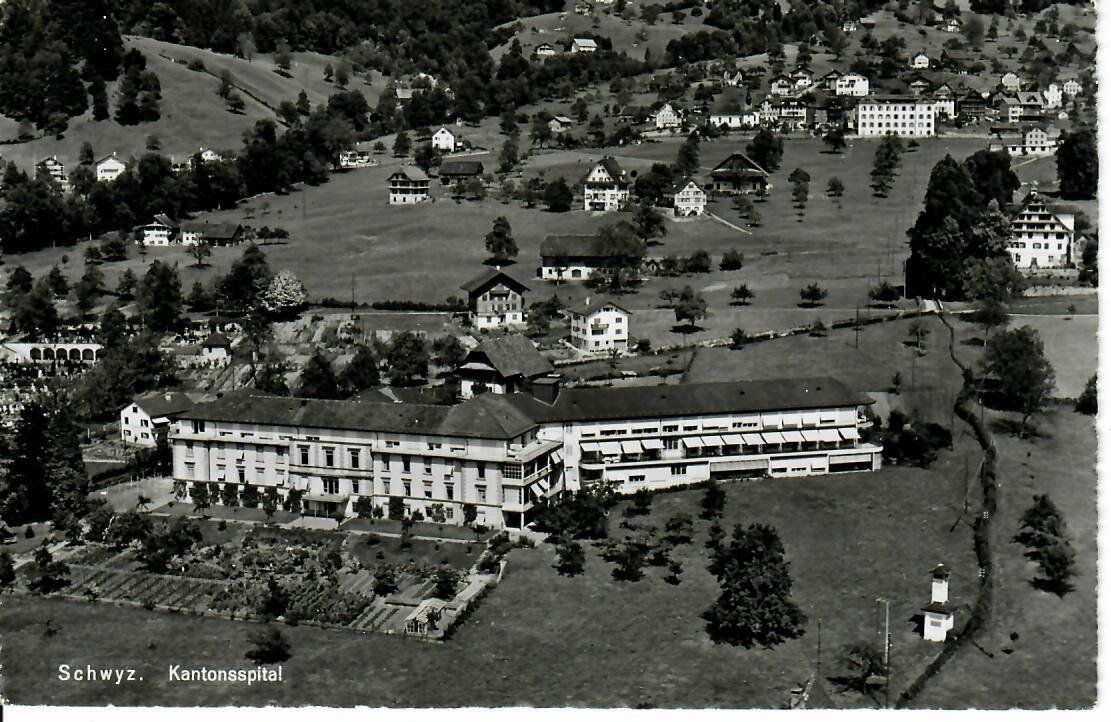 Cartoline postali: Schwyz Kantonsspital – Usato da Hochdorf venduto da Ziegel-16
