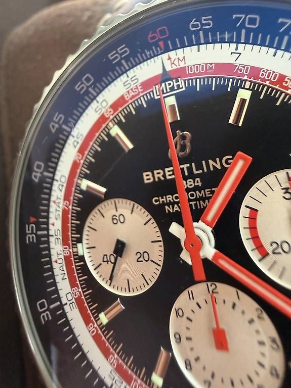 Breitling Orologi: Breitling Navitimer 1 B01 Chronograph Swissair – Usato da Zürich venduto da timeio 3