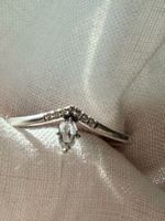 Pandora Ring V-Form 925 Silber mit Zirkonia Gr. 60