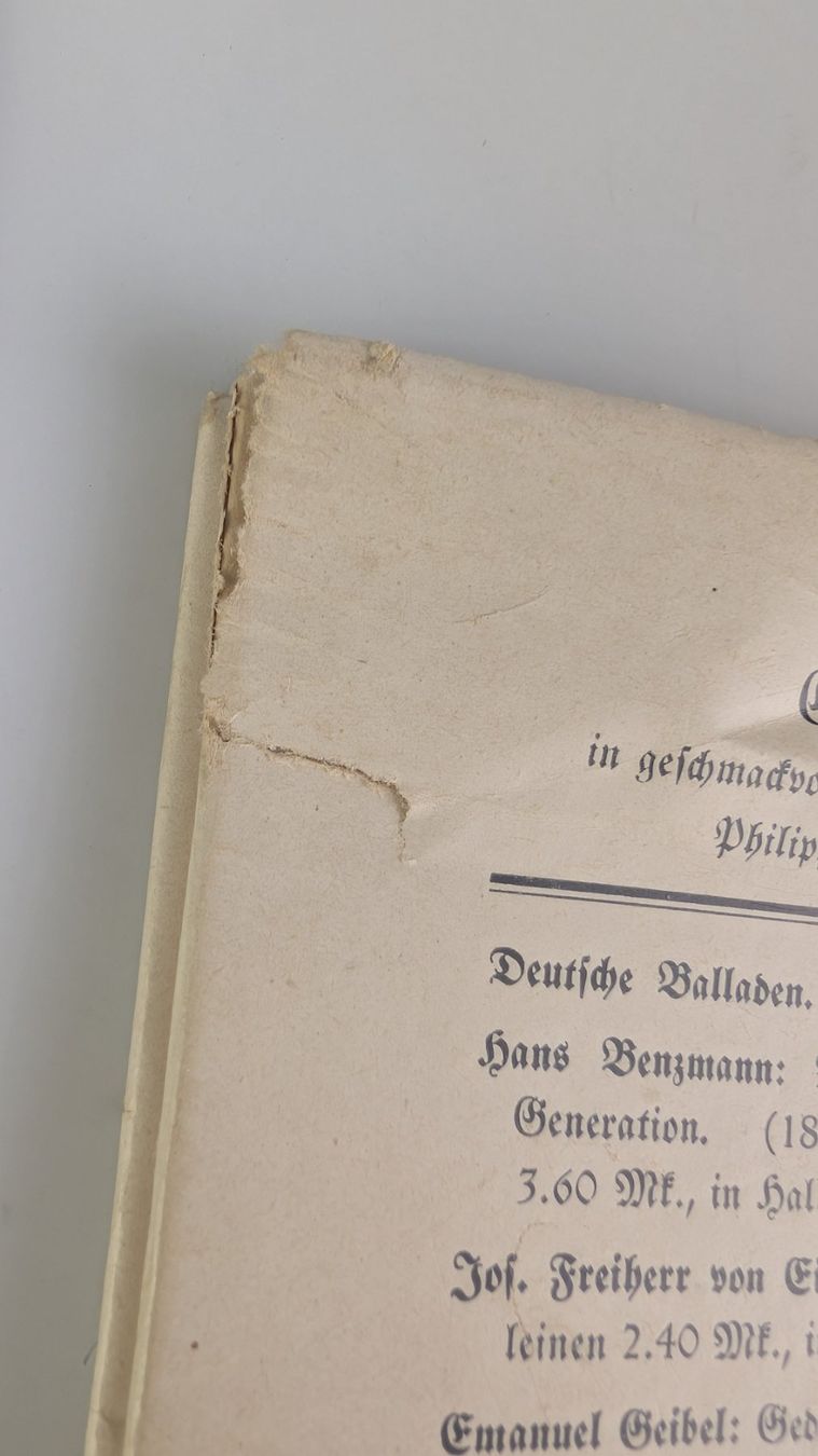 Libri: Conrad Ferdinand Meyer - Gedichte, antikes Buch, Top! – Usato da Zürich venduto da axolottchen 3