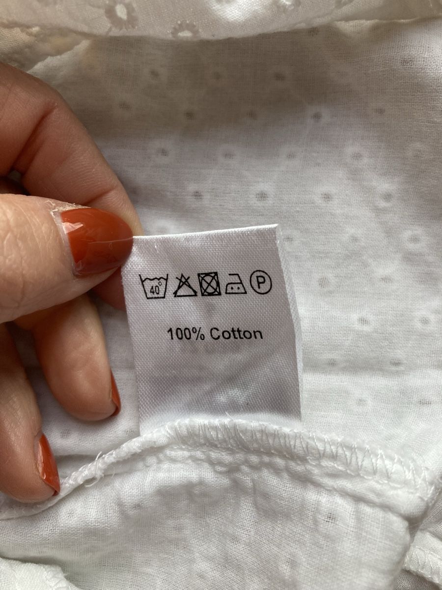 Zebra Vestiti: Sommer- /Beachkleid, weiss, BW, Gr. S – Nuovo (secondo la descrizione) da Schlieren venduto da cotopaxi06 3